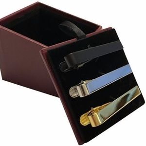 Guento Airus Metal Mens Tie Bar Clip 2.1 Inch 3pc